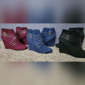 Suede Wedges